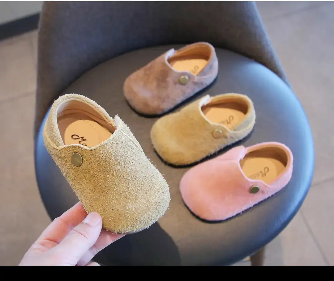 Baby Birkenstock Shoes Spring and Autum Leather Shoes Girls Baby Soft Sole Toddler Shoes Boys Beanie Shoes 1 to 3 Years Old Children's Shoes — feature 6