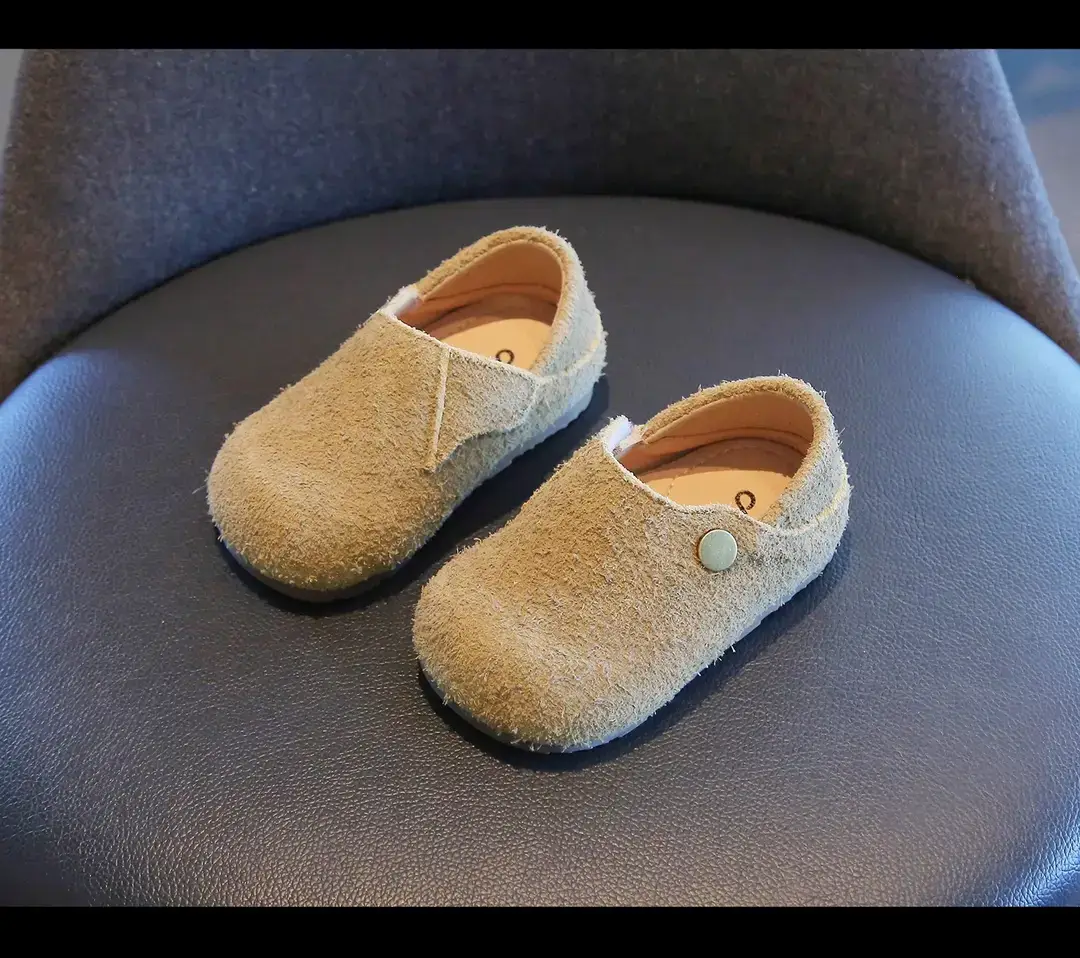 Baby Birkenstock Shoes Spring and Autum Leather Shoes Girls Baby Soft Sole Toddler Shoes Boys Beanie Shoes 1 to 3 Years Old Children's Shoes — feature 7