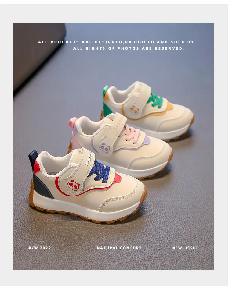 Baby Sneakers White Red Blue Toddler Sports Shoes 2025 — feature 1