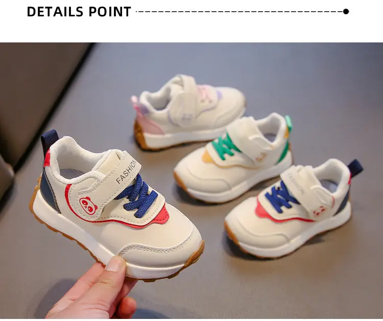 Baby Sneakers White Red Blue Toddler Sports Shoes 2025 — feature 7