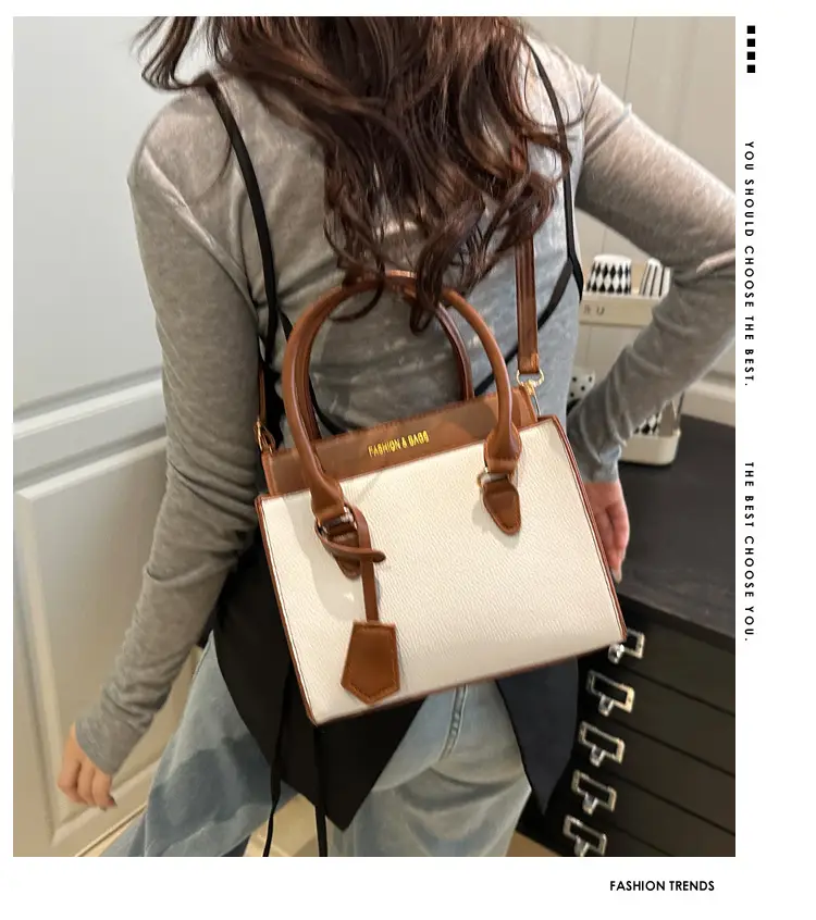 Women's Blue Leather Crossbody Bag 2025 Trendy Casual — feature 1