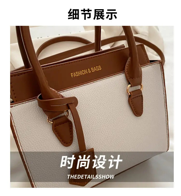 Women's Blue Leather Crossbody Bag 2025 Trendy Casual — feature 3