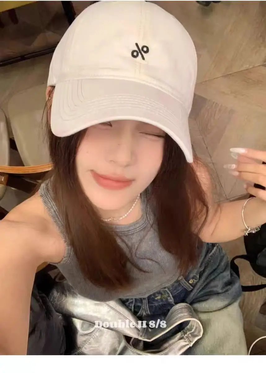 Women Embroidered Peaked Cap Brown Spring Summer — feature 10