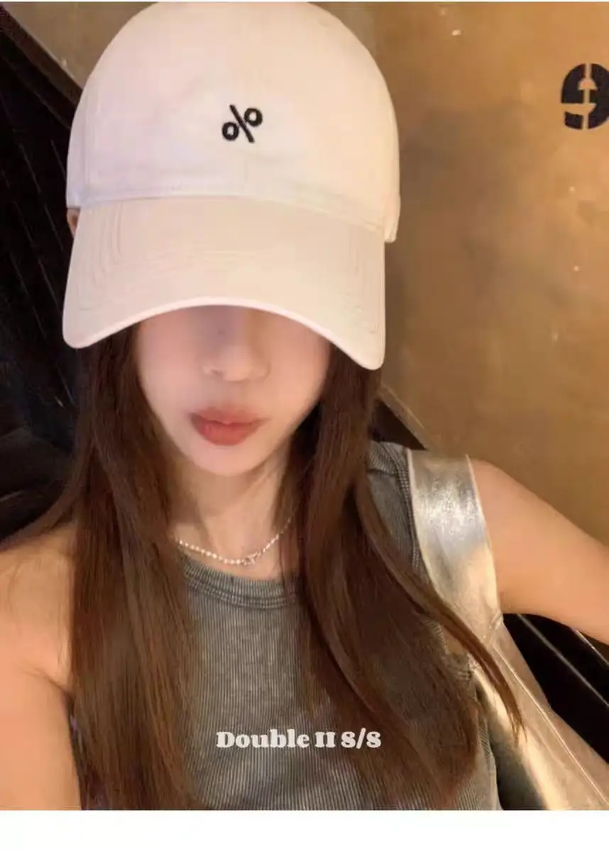 Women Embroidered Peaked Cap Brown Spring Summer — feature 11