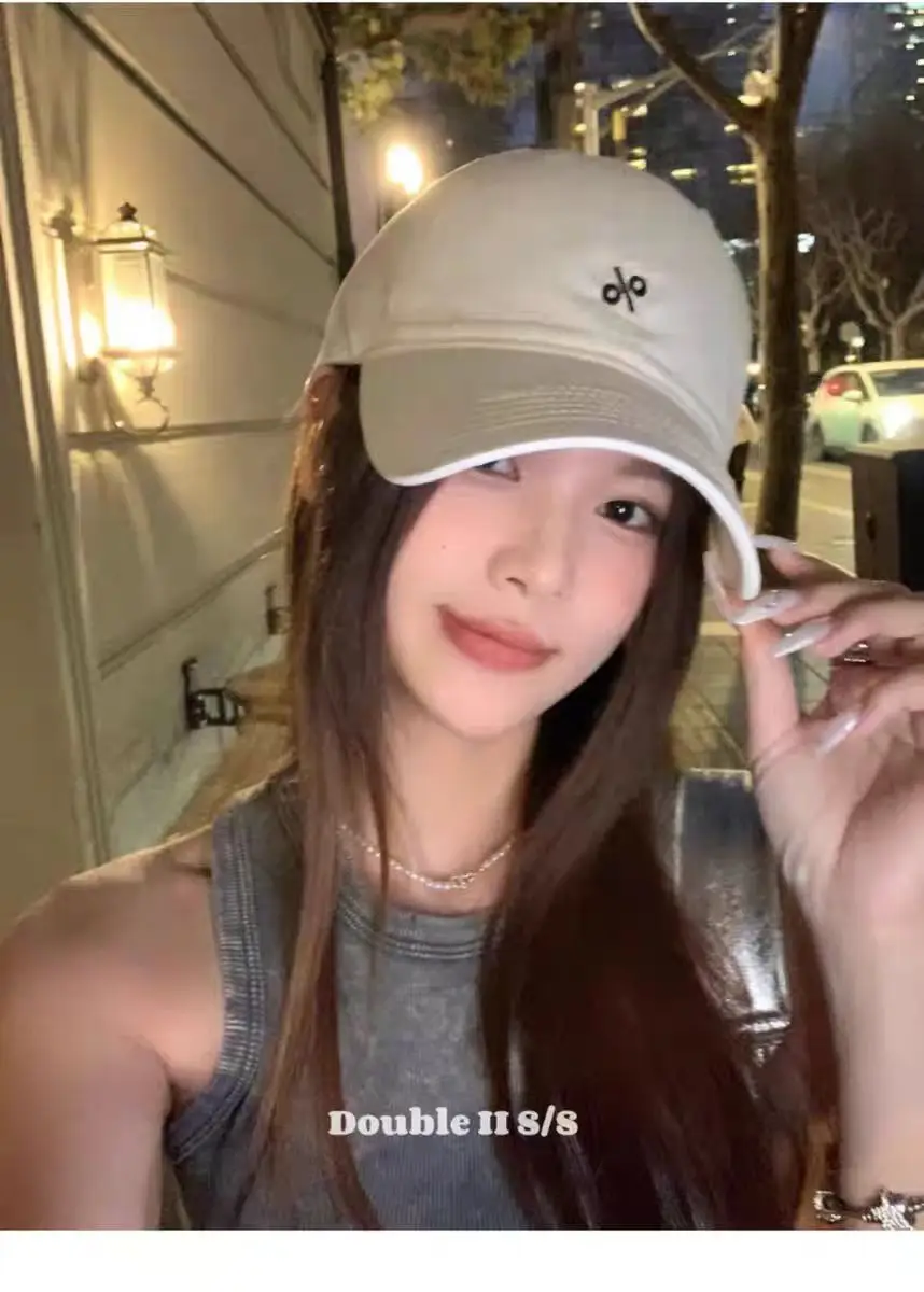 Women Embroidered Peaked Cap Brown Spring Summer — feature 13