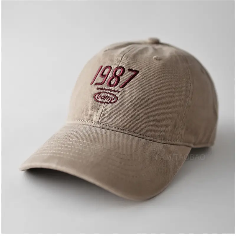 Men Navy Baseball Cap with 987 Embroidery - Image 13