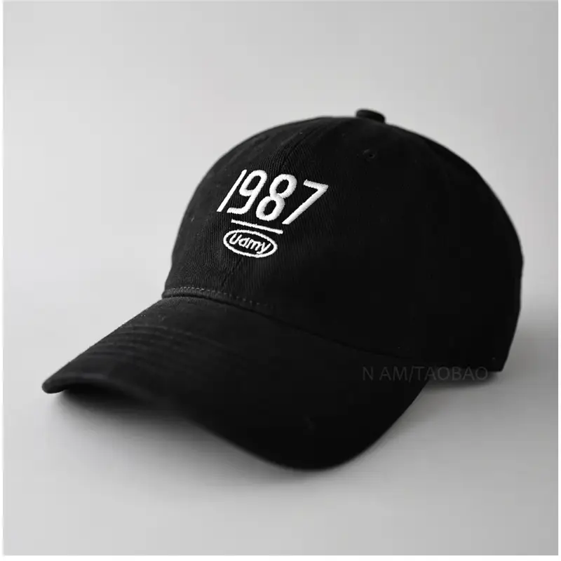 Men Navy Baseball Cap with 987 Embroidery - Image 14