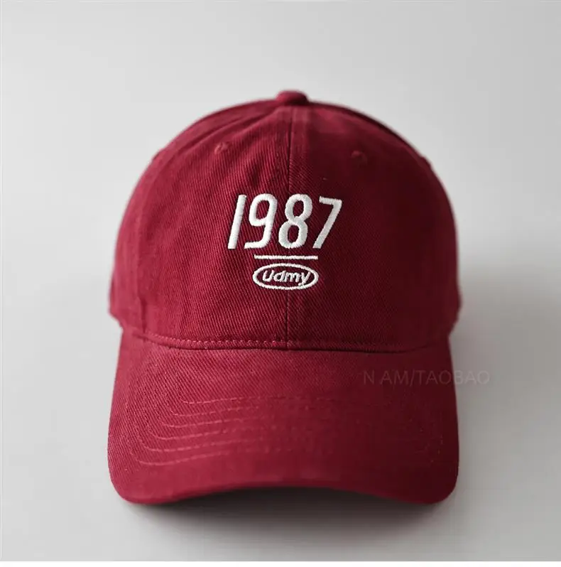Men Navy Baseball Cap with 987 Embroidery — feature 15