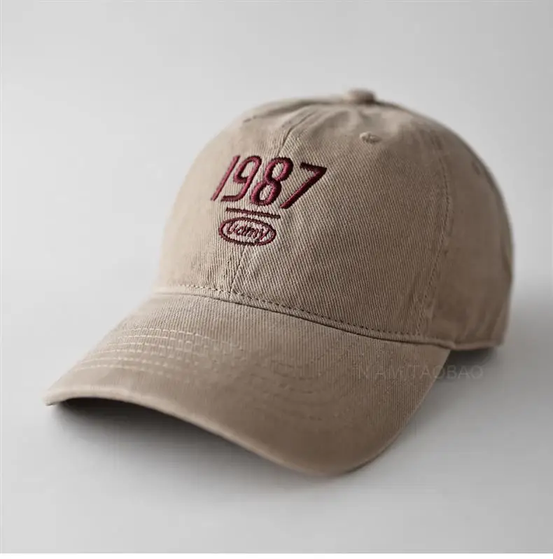 Men Navy Baseball Cap with 987 Embroidery — feature 8