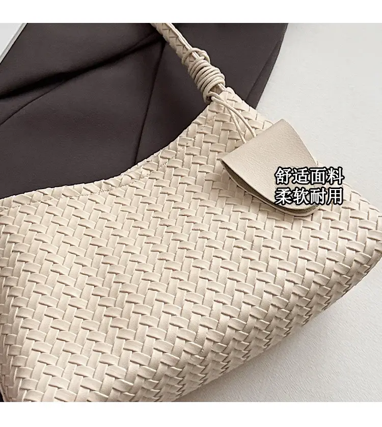 Light Brown Woven Shoulder Bag for Women 2025 — feature 5
