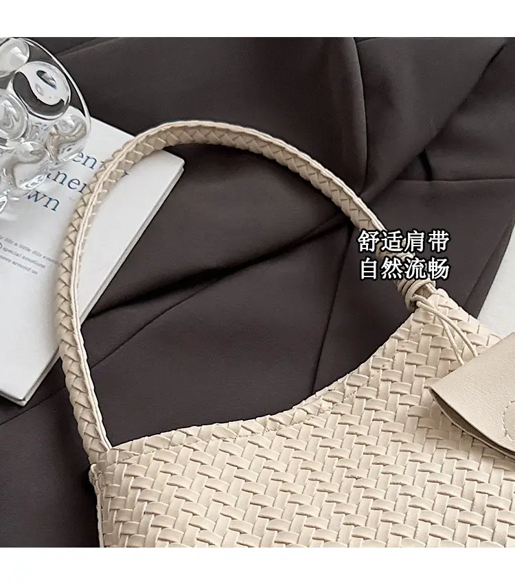 Light Brown Woven Shoulder Bag for Women 2025 — feature 8