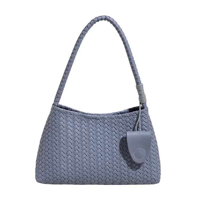Light Brown Woven Shoulder Bag for Women 2025 - Image 4