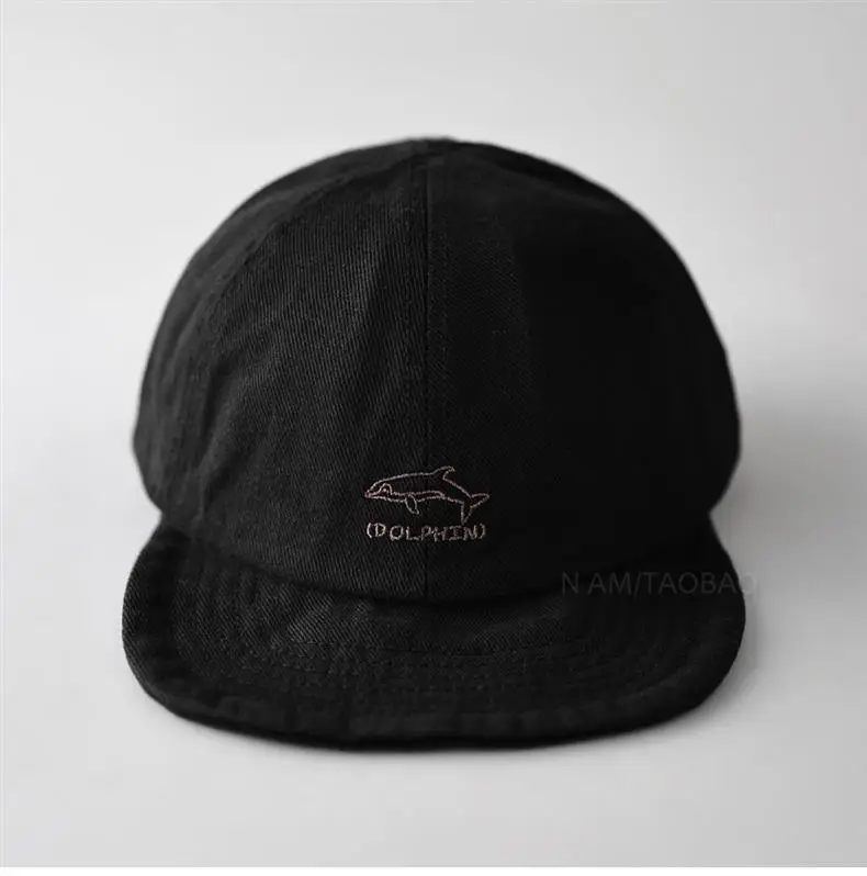 Men Grey Cartoon Dolphin Cap Balmac Brand — feature 1