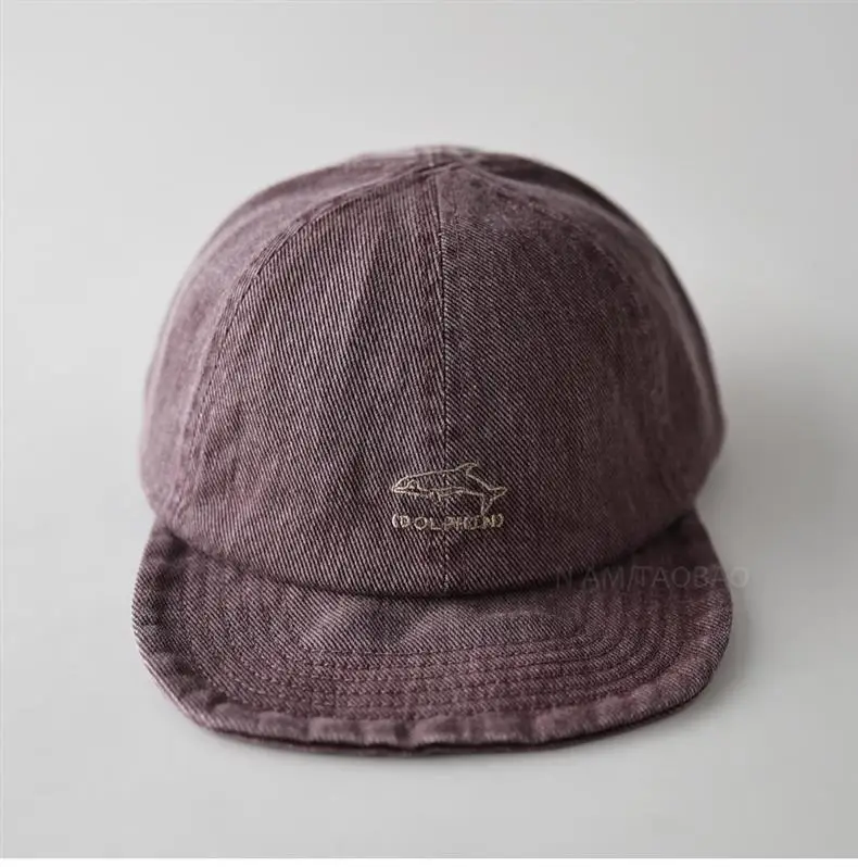 Men Grey Cartoon Dolphin Cap Balmac Brand — feature 2