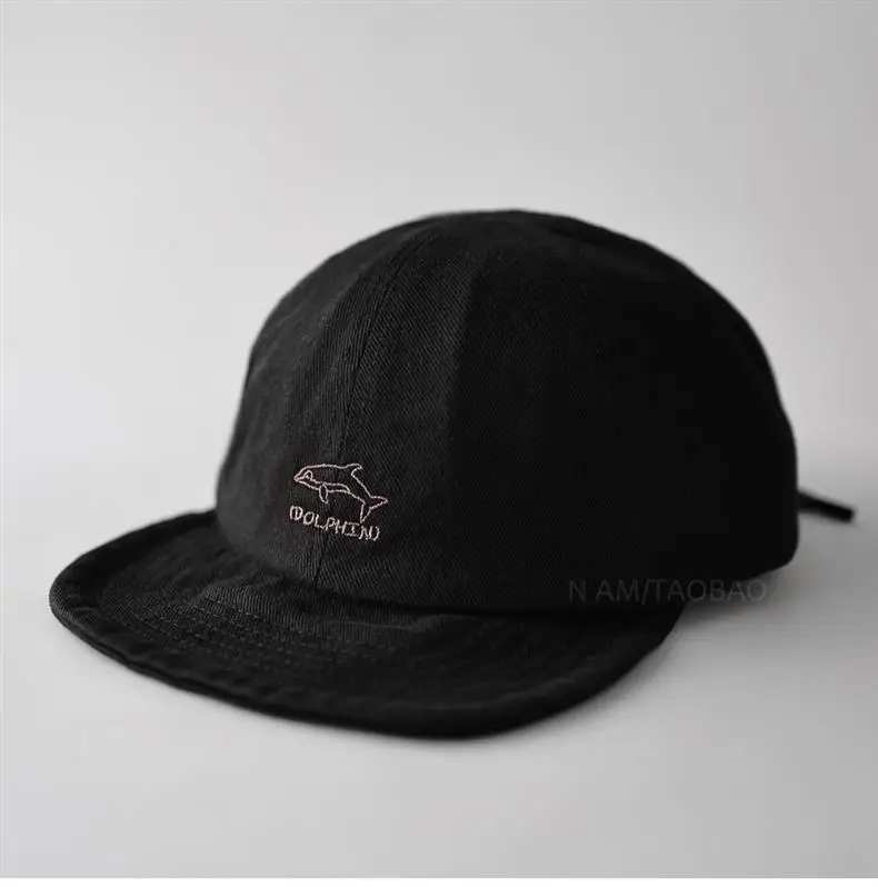 Men Grey Cartoon Dolphin Cap Balmac Brand — feature 5