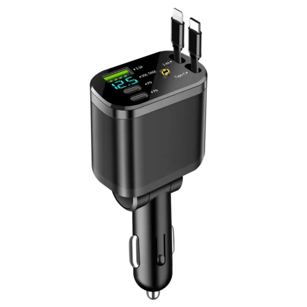 Cross-Border Car Charger with Starry Sky Light - Image 6