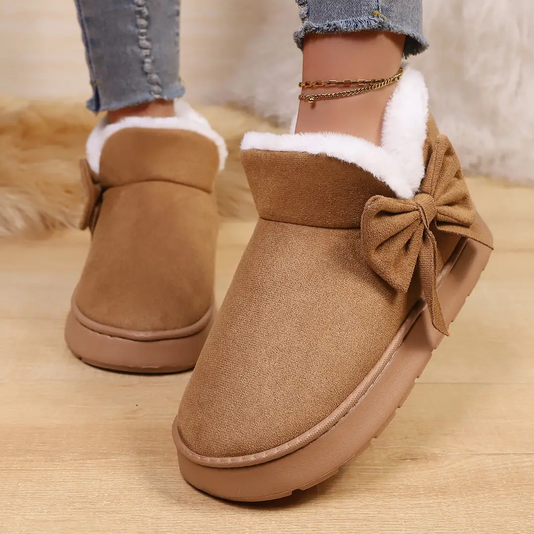 Cross-Border New Amazon Home Cotton Slippers for Women, Warm and Thickened, Couple's Autumn and Winter Indoor and Outdoor Wholesale Custom Slippers — feature 10