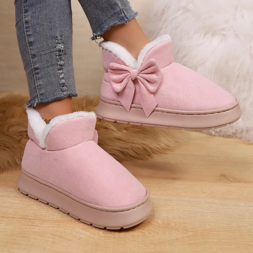 Cross-Border New Amazon Home Cotton Slippers for Women, Warm and Thickened, Couple's Autumn and Winter Indoor and Outdoor Wholesale Custom Slippers — feature 12