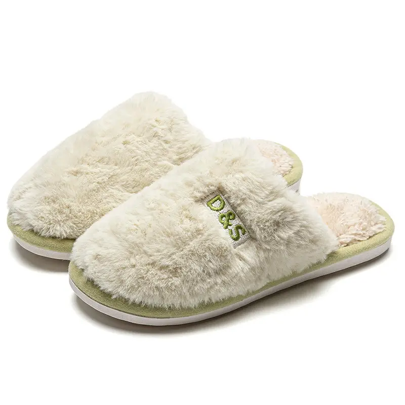 2026 New Cotton Slippers Women's Autumn and Winter Indoor Home Household Anti-Slip Warm Stuffed Slippers Baotou Men's - Image 15