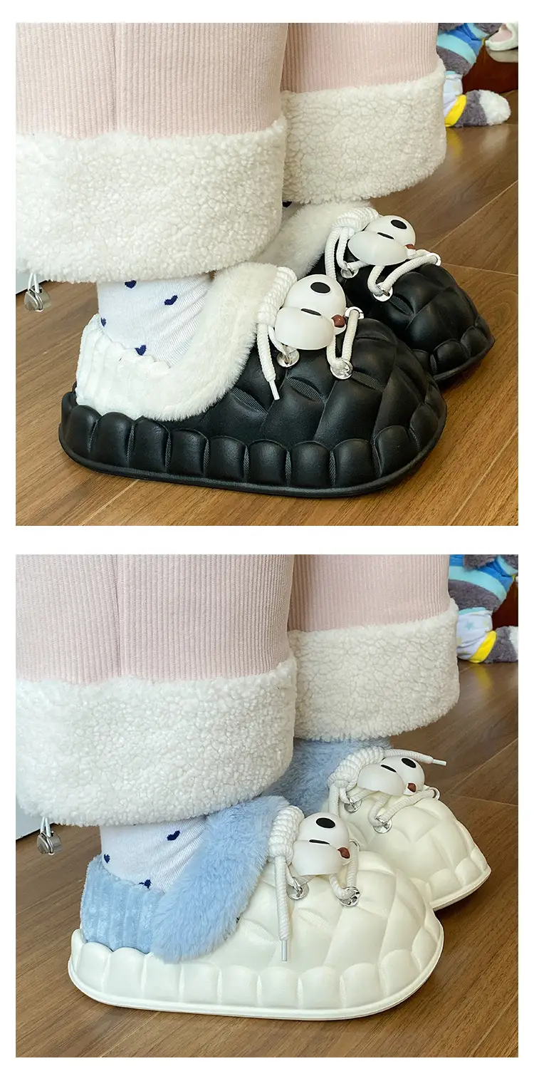 Eva Cotton Slippers for Women Winter Fleece Lined — feature 23