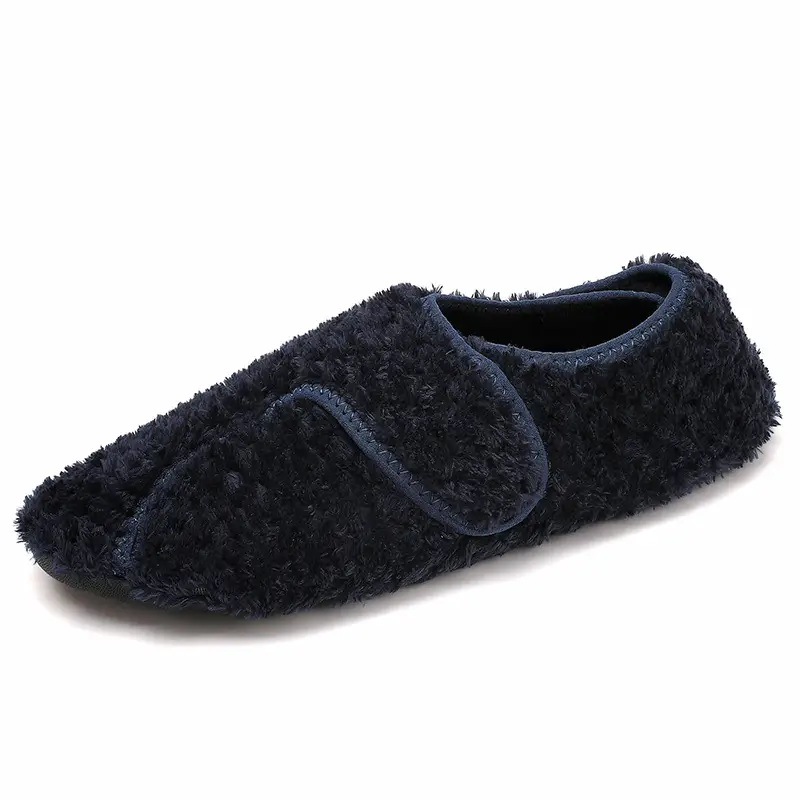 Women Velvet Slipper Pink Warm Winter Indoor Non-Slip