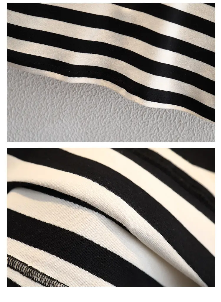 Boys Striped Long Sleeve T-Shirt Cartoon Base Baby Top — feature 14