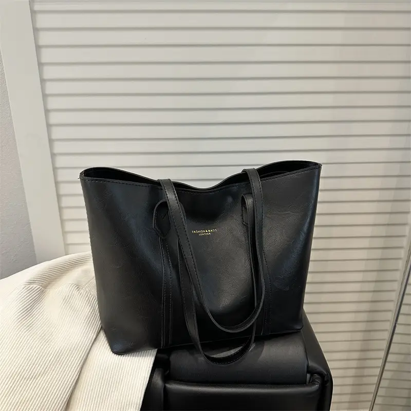 Korean Style Retro Tote Bag Women Large Capacity - Image 6