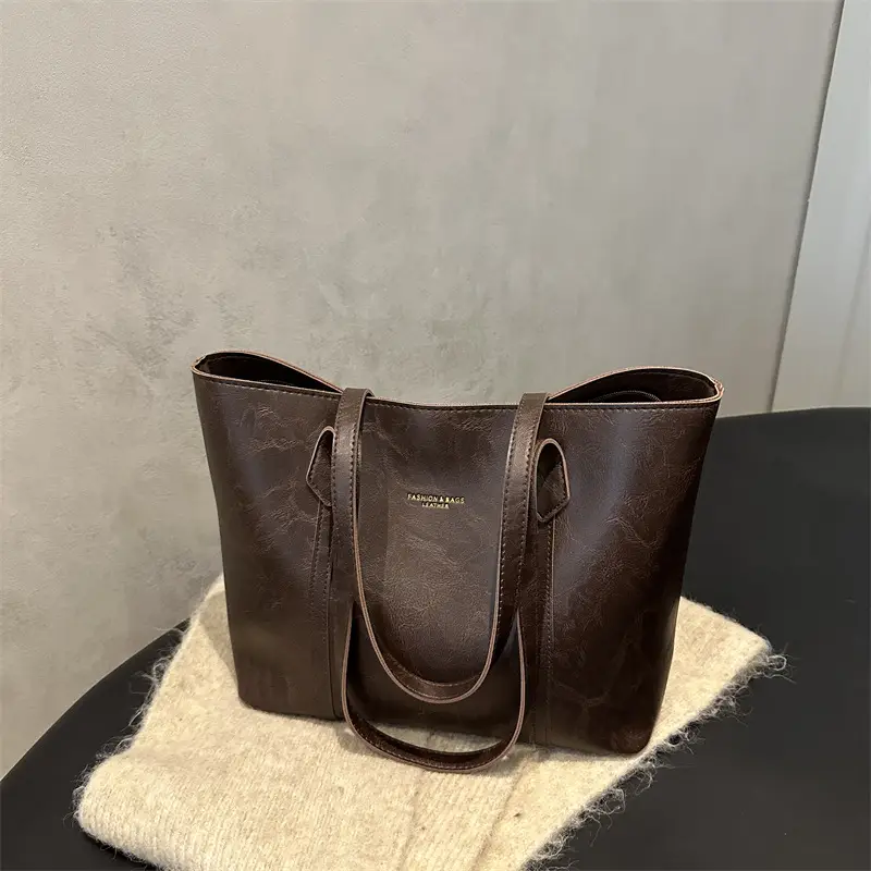Korean Style Retro Tote Bag Women Large Capacity - Image 7