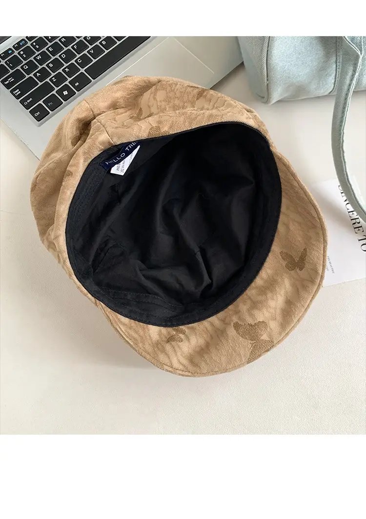 Vintage Pleated Beret for Women Melard Duckbill Slouchy Hat — feature 13