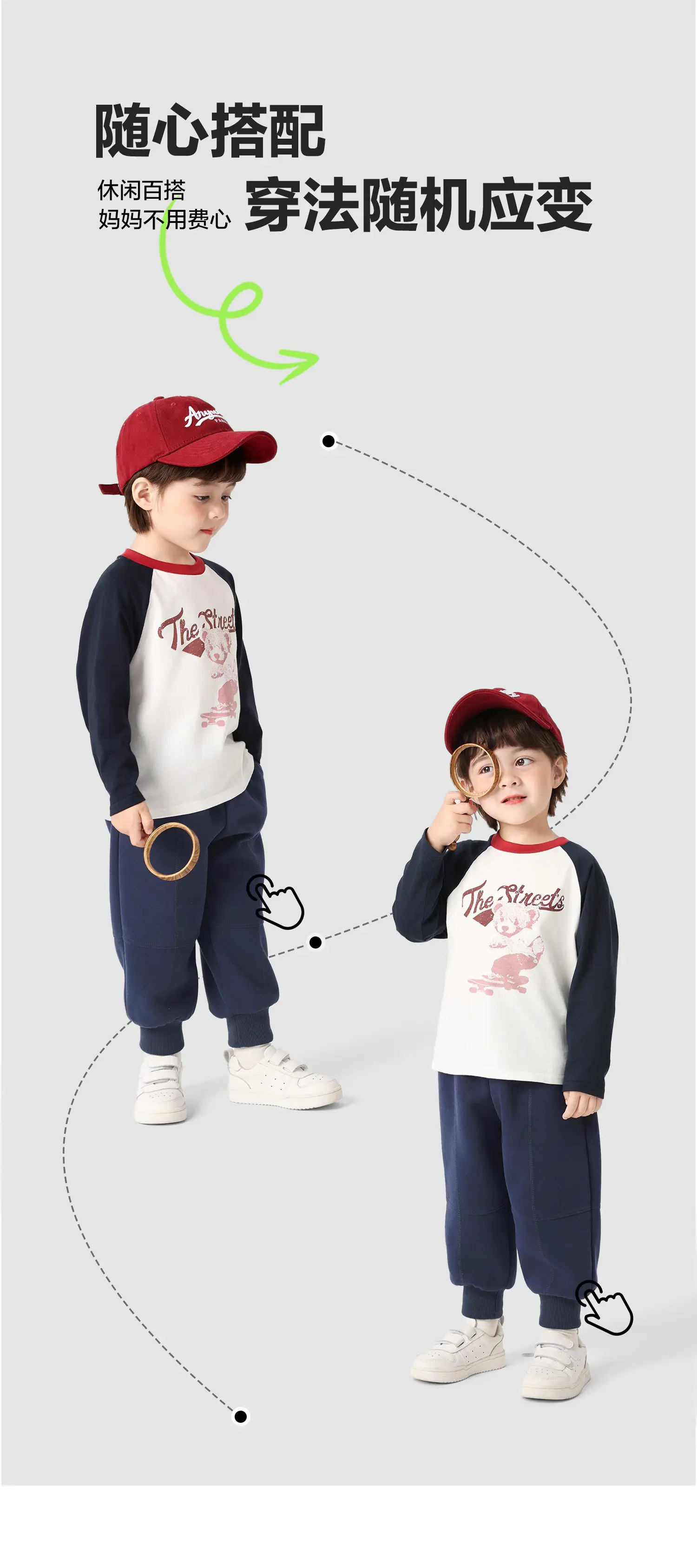 Right European Boys Cotton Long Sleeve T-Shirt Autumn Kids — feature 5