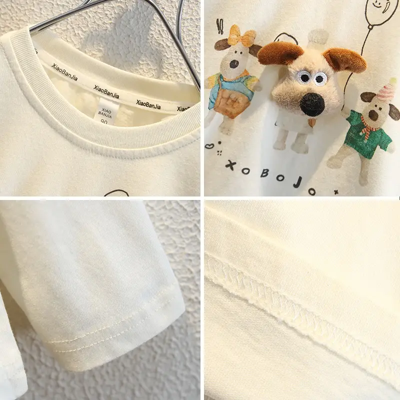Boys Cartoon T-Shirt Long Sleeve Korean Style - Image 5