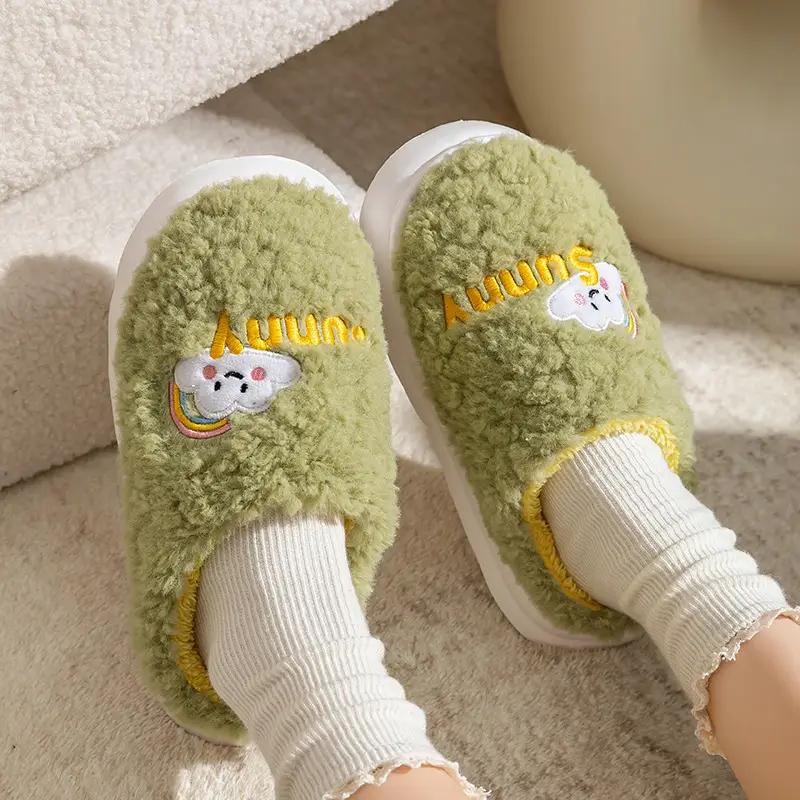 2025 Pink Cartoon Cotton Slippers Women - Image 8