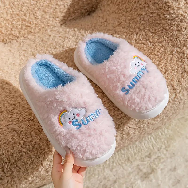 2025 Pink Cartoon Cotton Slippers Women - Image 9
