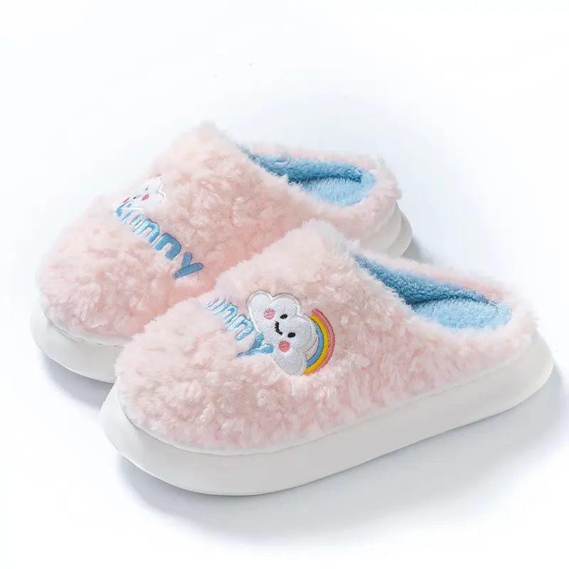 2025 Pink Cartoon Cotton Slippers Women - Image 11