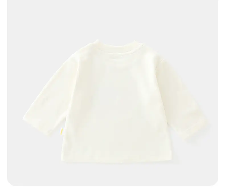 White Baby Long Sleeve T-Shirt for Boys — feature 13