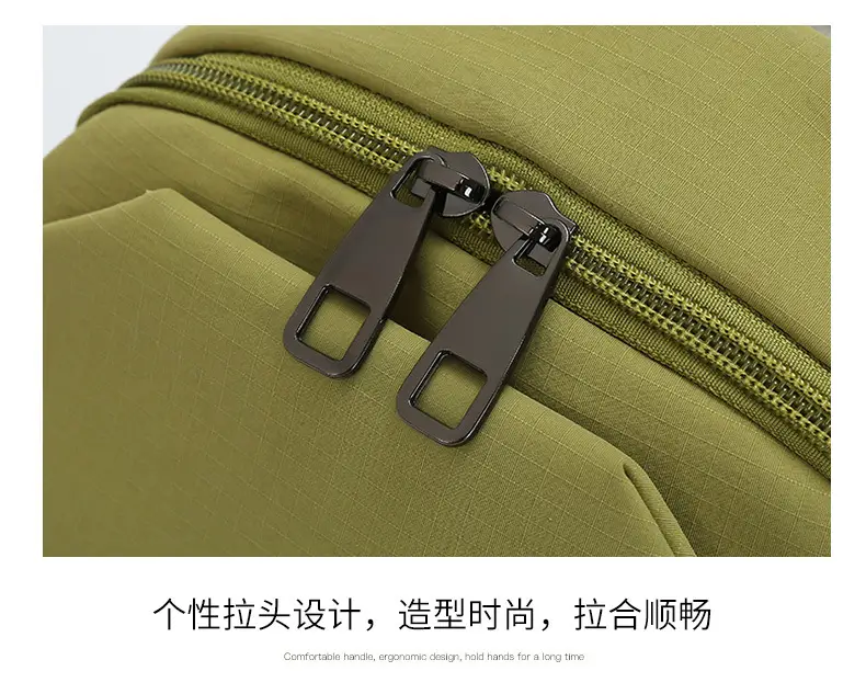 Women's Color-Blocking Crossbody Backpack Orange Black — feature 9