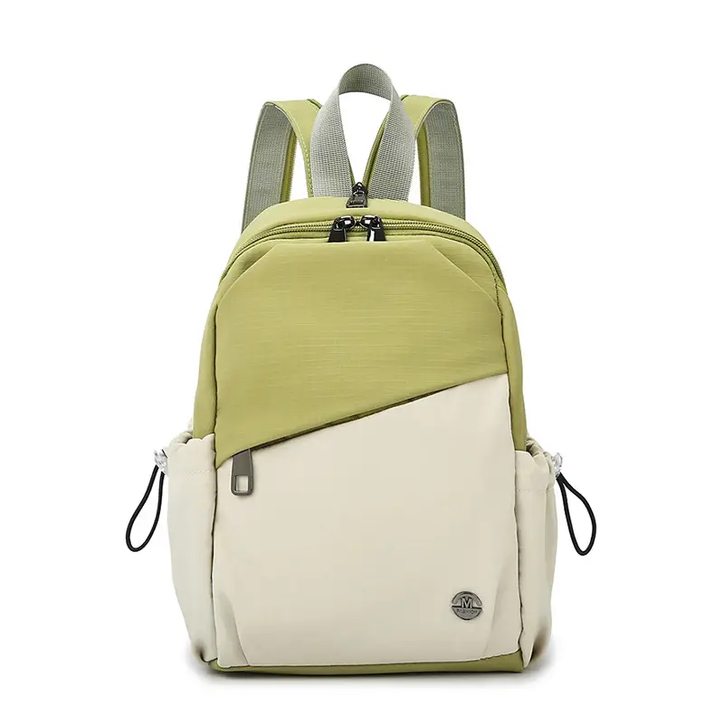 Women's Color-Blocking Crossbody Backpack Orange Black - Image 3