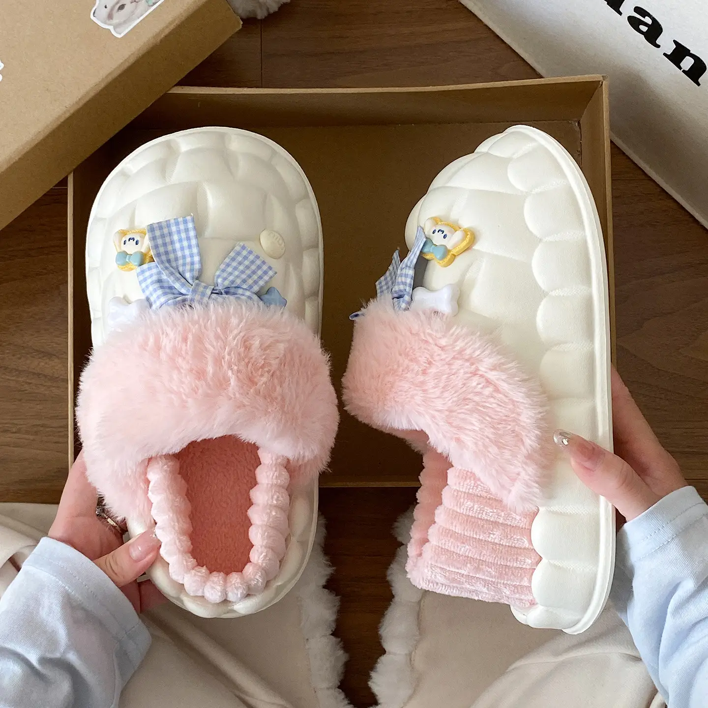 2025 Winter Cotton Slippers for Women Non-Slip Warm - Image 9