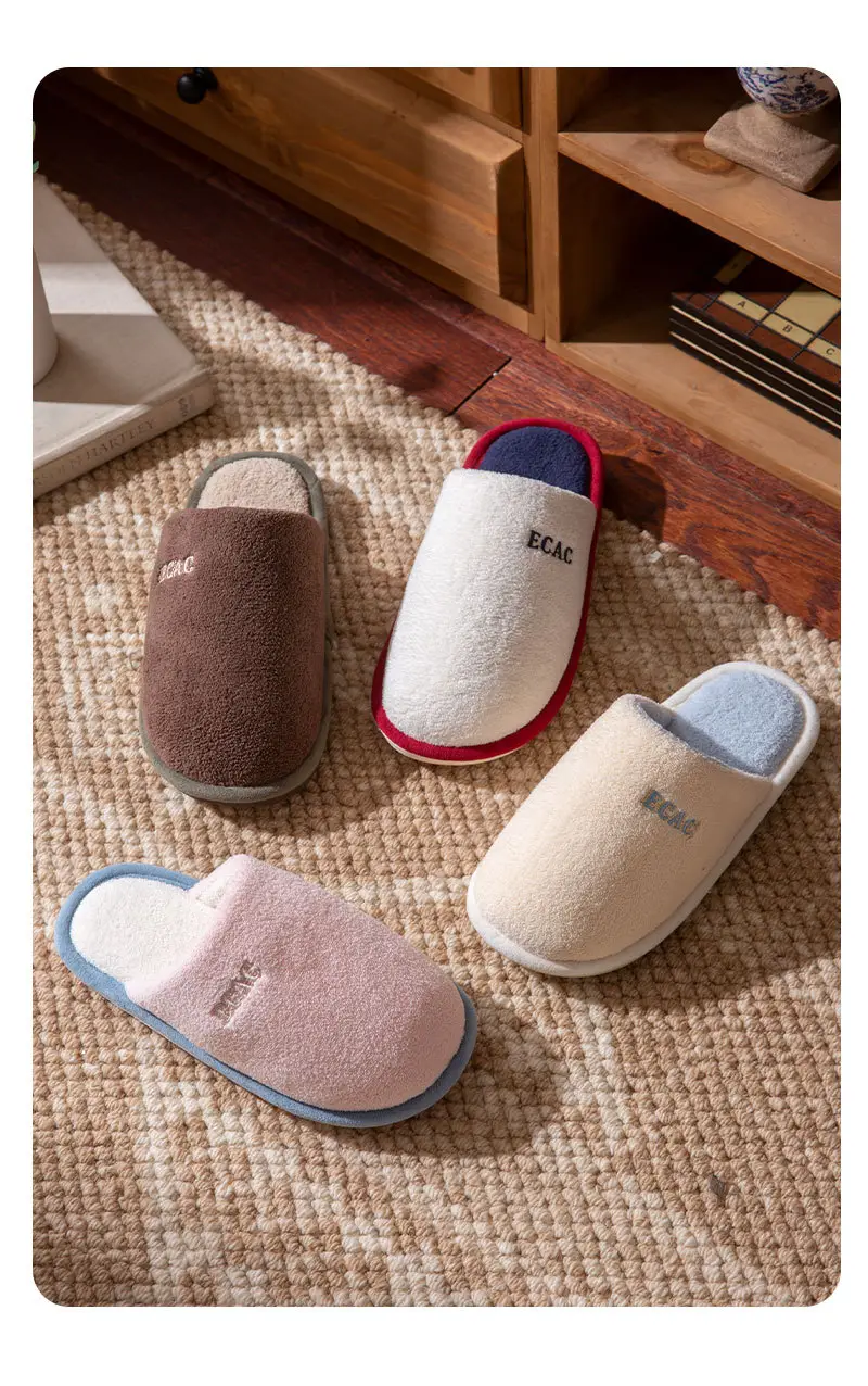 2025 New Cotton Slippers for Women, Winter Home Use, Indoor Couples, Thick-Soled Non-Slip Warm Woolen Cotton Slippers for Men — feature 13