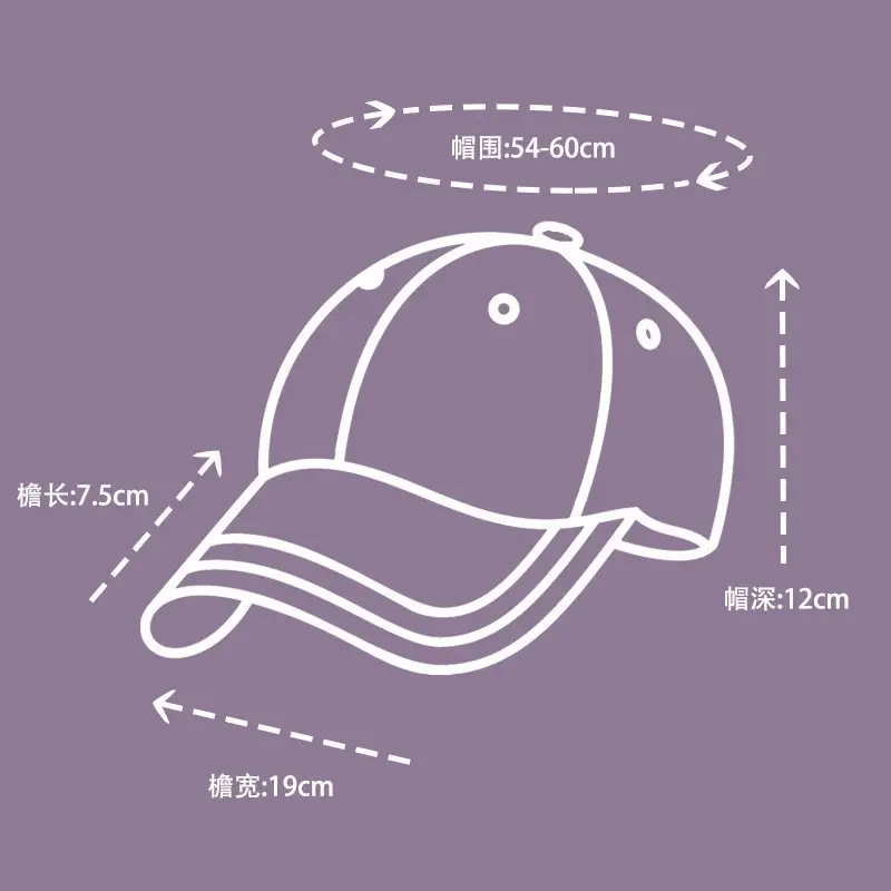 American Style Women Sun Hat Black Baseball Summer - Image 8