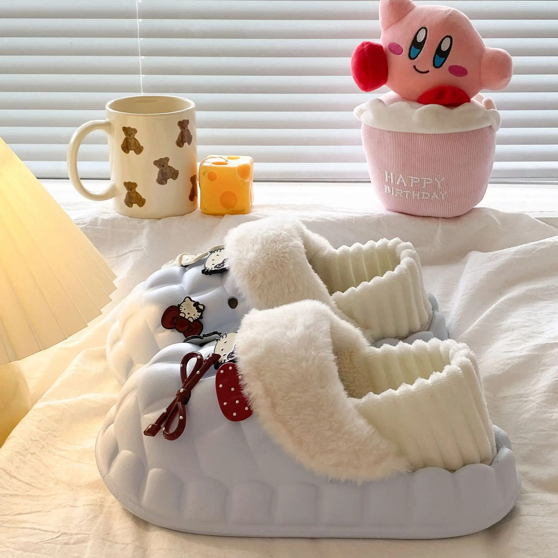2025 Autumn Winter Cartoon Cotton Slippers Pink Women - Image 7