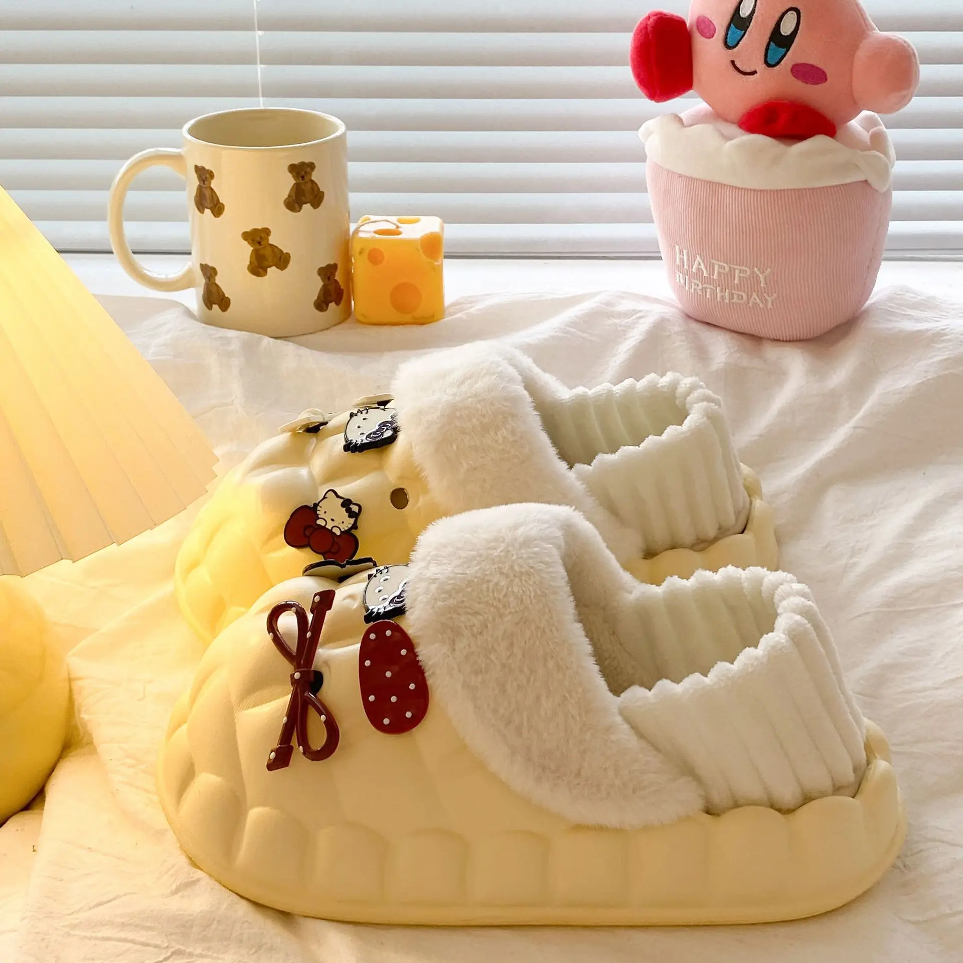 2025 Autumn Winter Cartoon Cotton Slippers Pink Women - Image 10