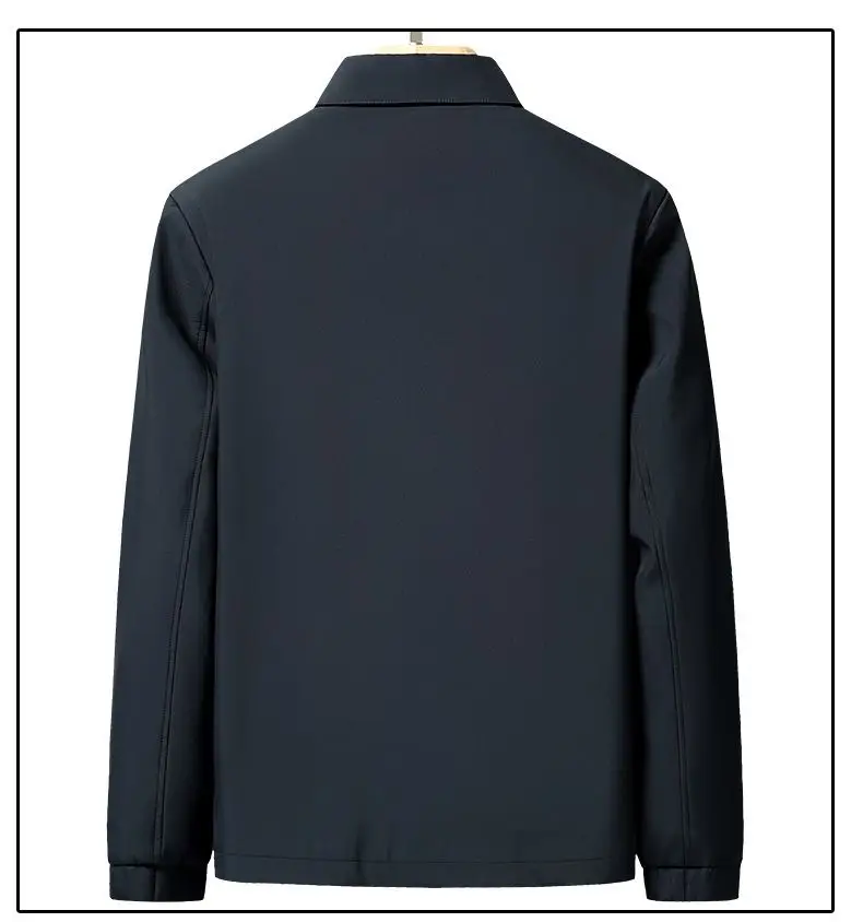 Middle-Aged Men's Outwears, Lapel Jackets, Spring and Autum Middle-Aged and Elderly Tops, Thin Daddy Clothes, Grandpa Jackets — feature 14