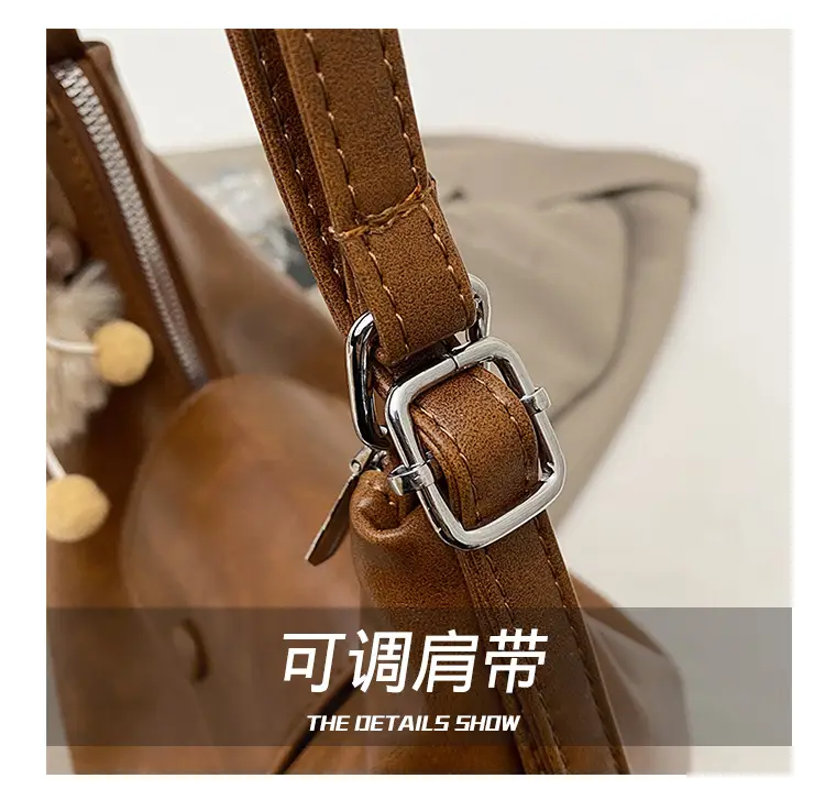 Retro Brown Leather Crossbody Bag for Women — feature 10