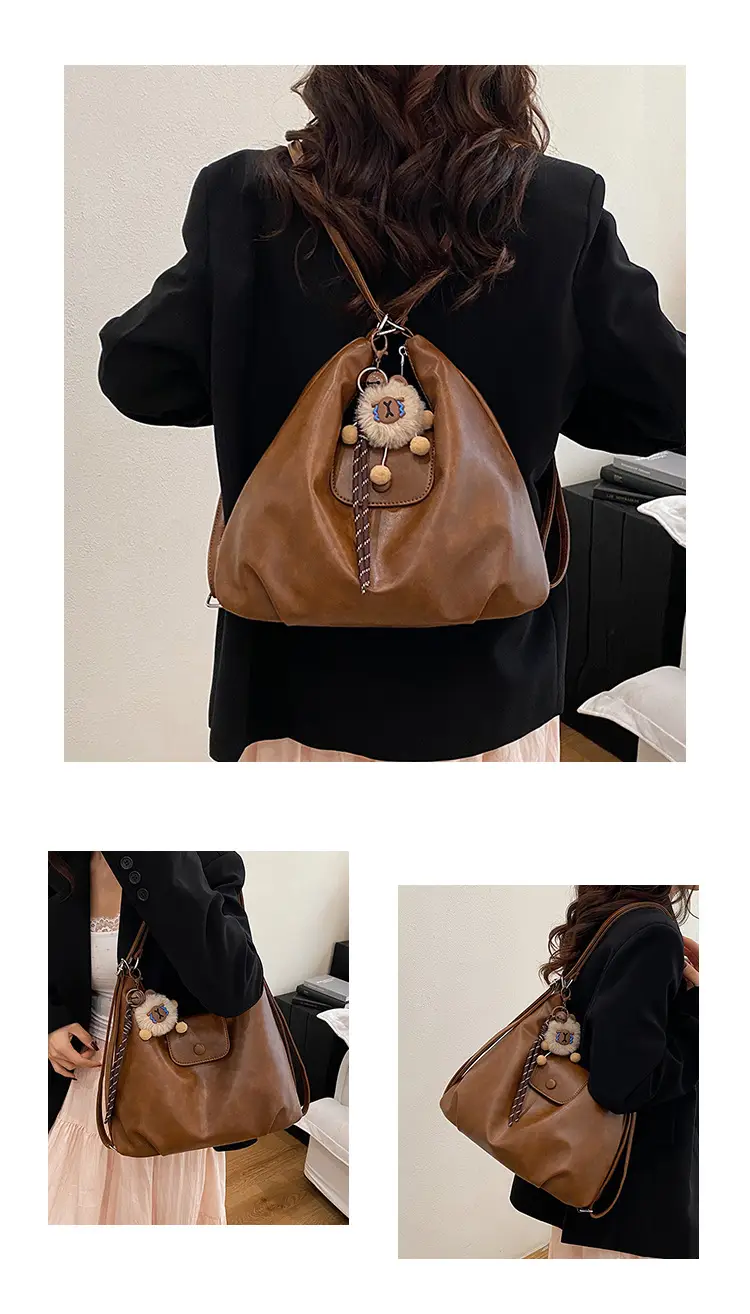 Retro Brown Leather Crossbody Bag for Women — feature 11