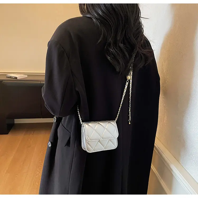 Trendy Quilted Chain Crossbody Bag for Women — feature 16