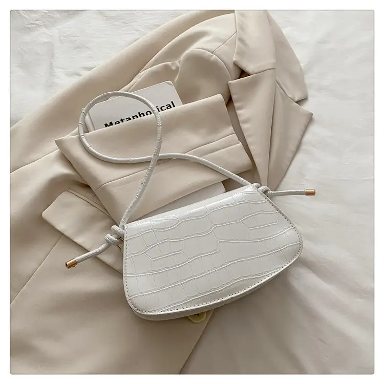 Brown Crocodile Embroidered Crossbody Bag for Women — feature 18