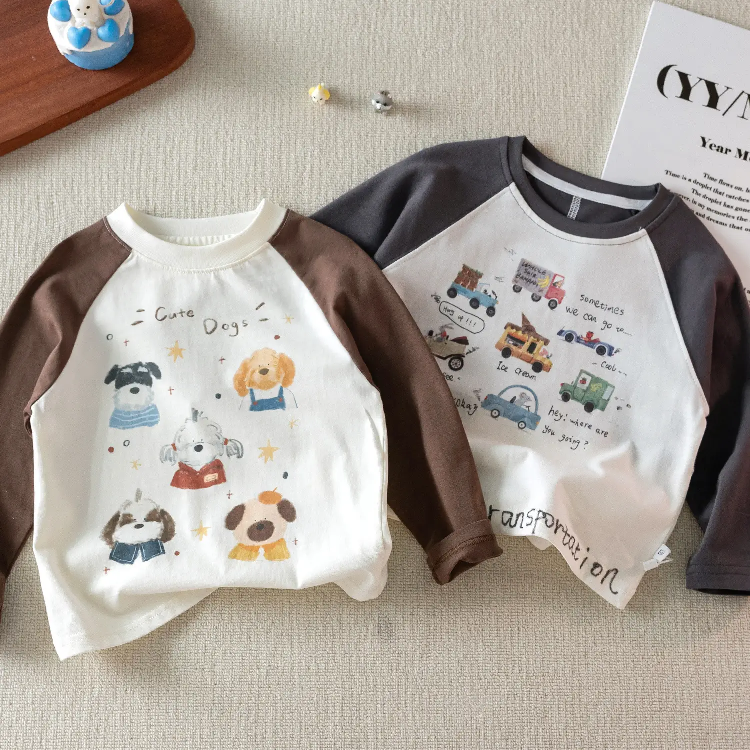 Children Long Sleeve T-Shirt Japanese Style Cartoon Design Spring 2026 - Image 4