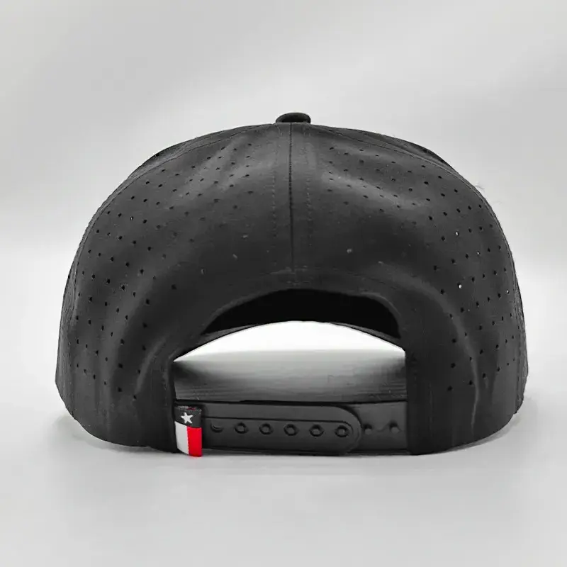 Blue Laser Perforated Baseball Cap with Logo Customization - Image 13