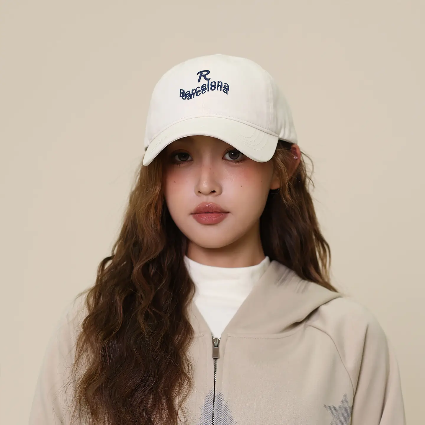 Black Embroidered Baseball Cap for Women with Wide Bristle - Image 9